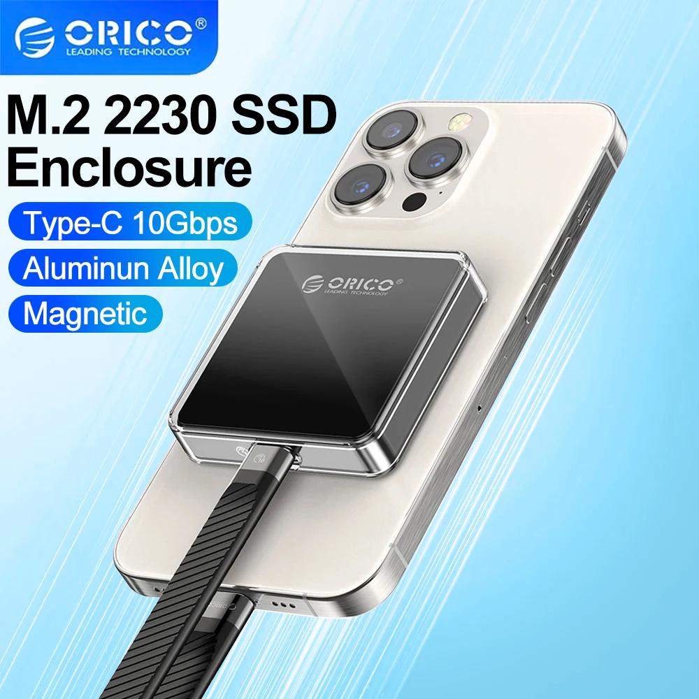 ORICO M.2 2230 NVMe SSD Ŭ, ׳ƽ NVME SSD ̽, 10Gbps USB C 3.2 Gen2-NVMe PCI-E,  15  ƽ е ƺϿ